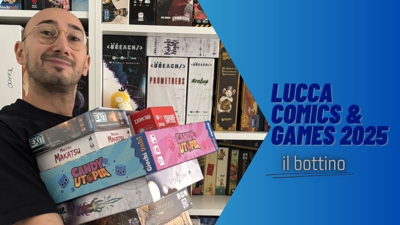 Novità da Lucca Comics & Games 2025 🎲 | Giochi da Tavolo da Non Perdere!