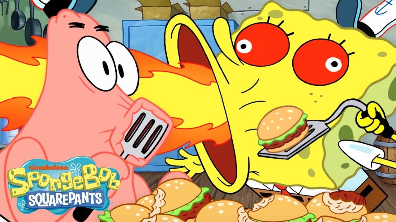 3 Hours of the Krusty Krab's Wildest Moments 🍔 | SpongeBob