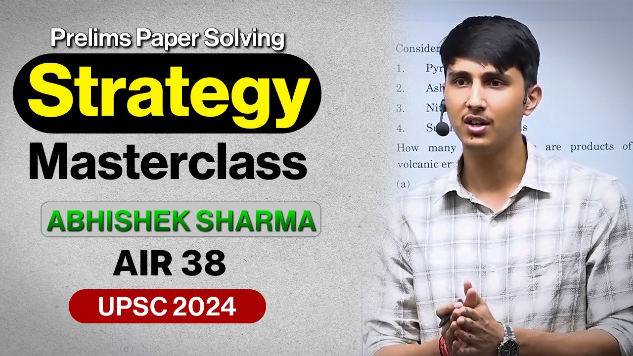 The ULTIMATE is removed, try: ABSOLUTE BEST Strategy for Prelims Paper by IAS Abhishek Sharma