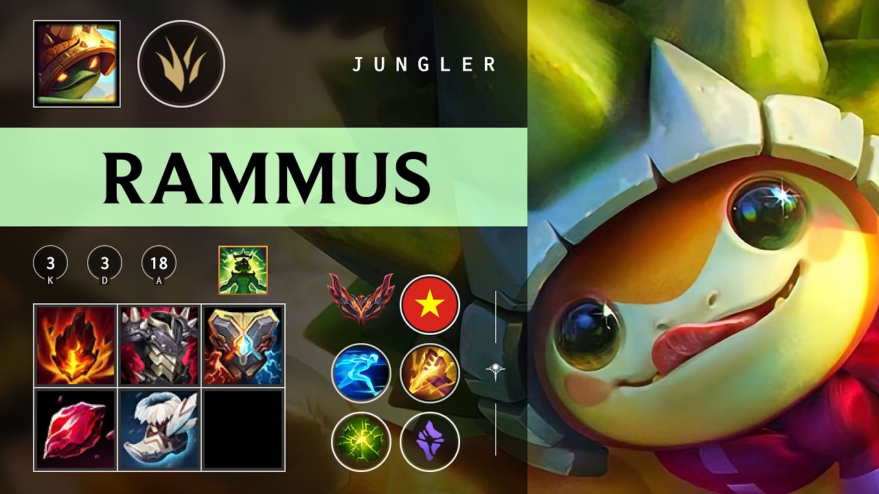 Rammus Jungle vs Viego - VN Grandmaster Patch 26.03