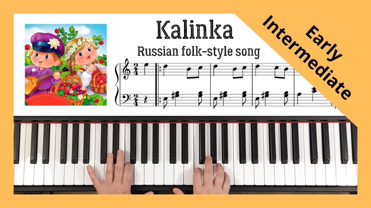 Kalinka - Russian folk-style song (beginner or early intermediate level)