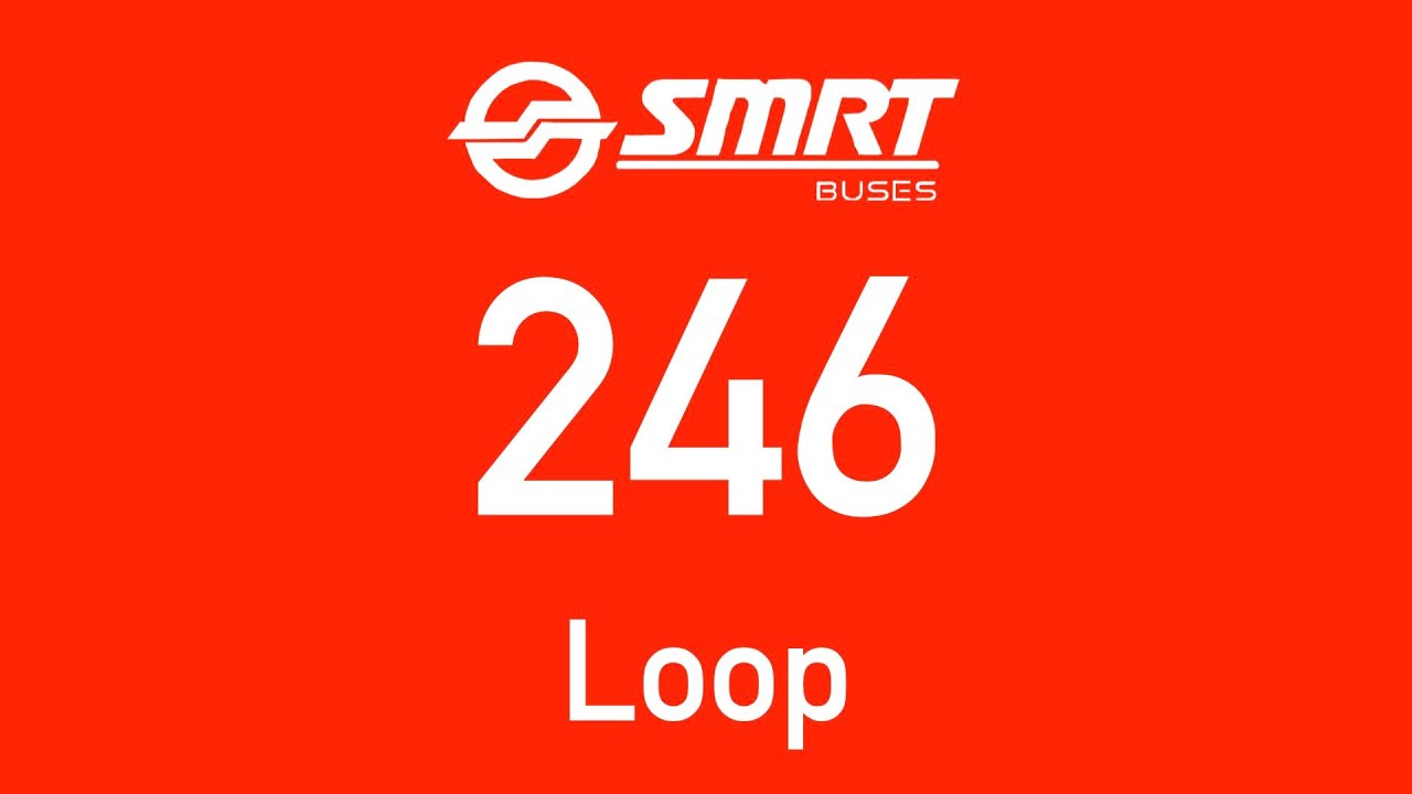 SMRT Buses Trunk Bus Route 246 Hyperlapse
