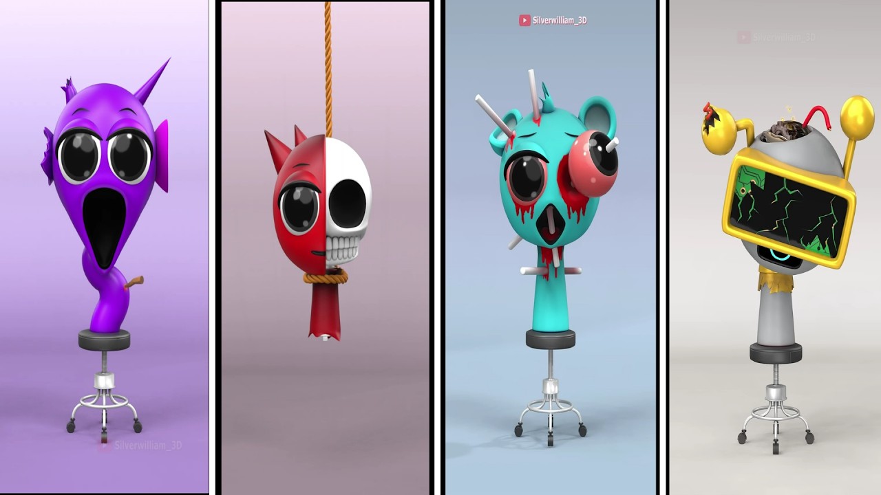 SPRUNKI inredilbox HELP Tiles Hop 6241