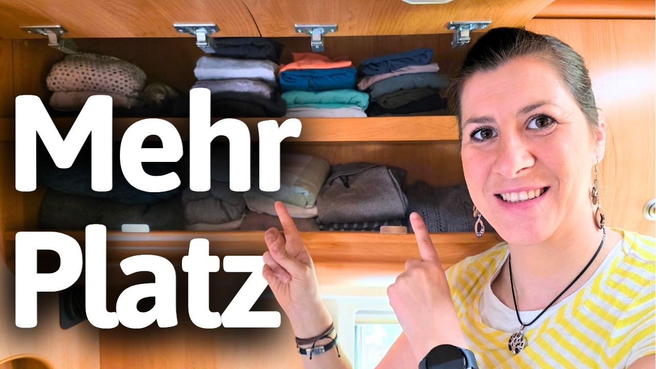 Kleiderschrank im Wohnmobil mehr Stauraum & Ordnung mit unserer Camper‑Falttechnik