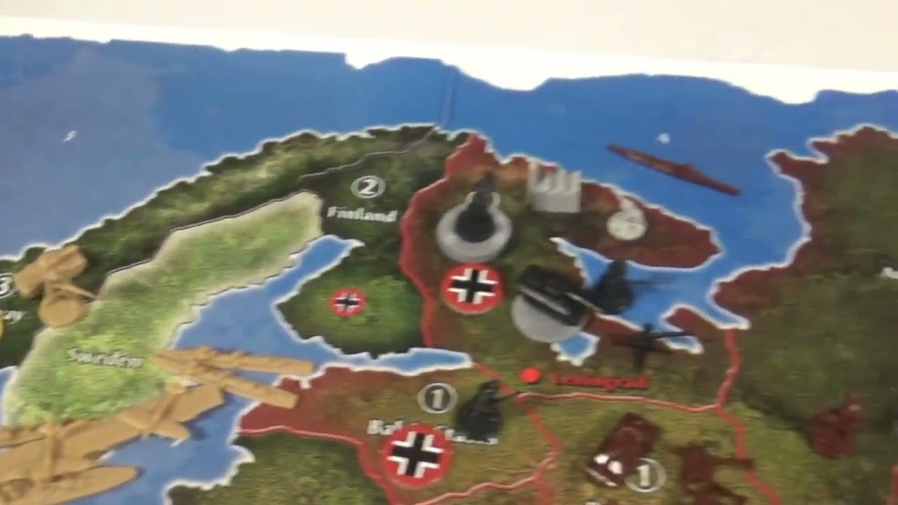 Axis and Allies Anniversary 1942 Gameplay!