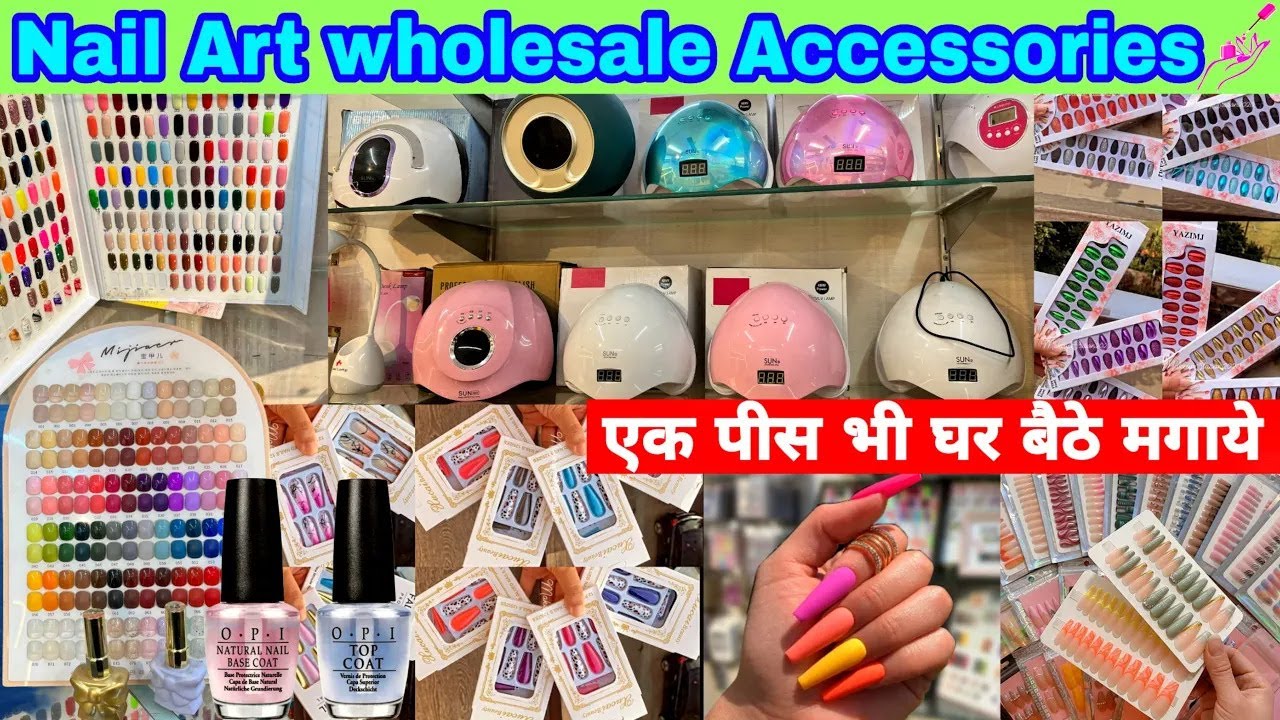 Nail Art Wholesale Cheapest Shop in Delhi | Single Piece Available | 70-90% OFF on all Items |