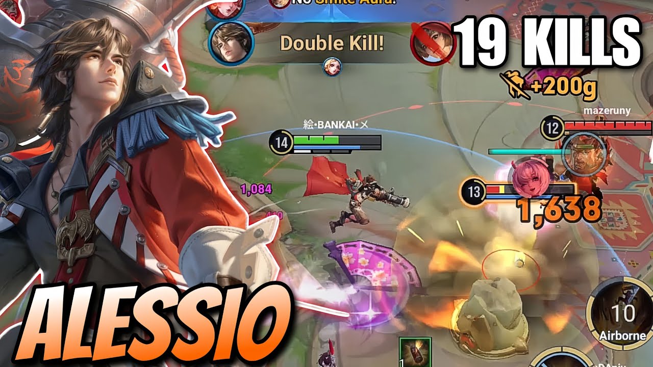 ALESSIO - Marksman | Triplekill + MVP Full Gameplay | Honor of Kings 2024 (Global)