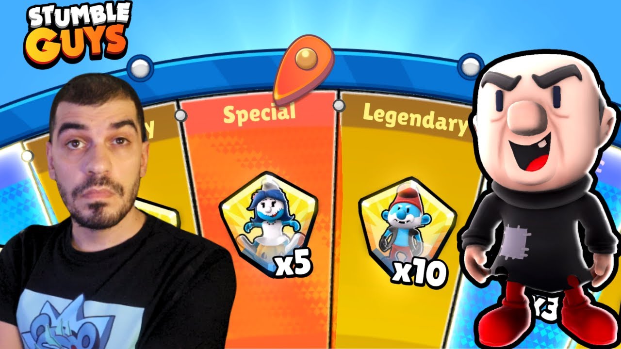 SPOOKY SMURF WHEEL KAI ΞΕΚΛΕΙΔΩΜΑ LEGENDARY BLOCK DASH (SEASON 13) - STUMBLE GUYS