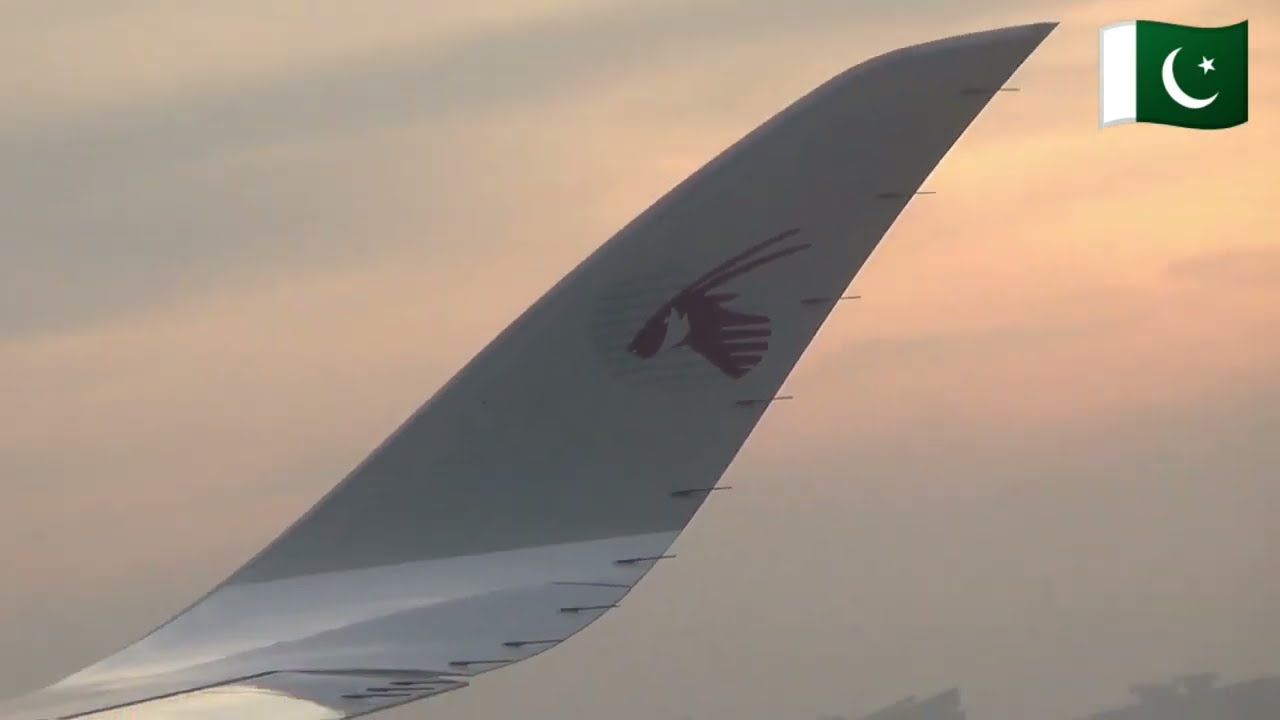 Landing At Lahore Airport | Qatar Airways A350 | 2019