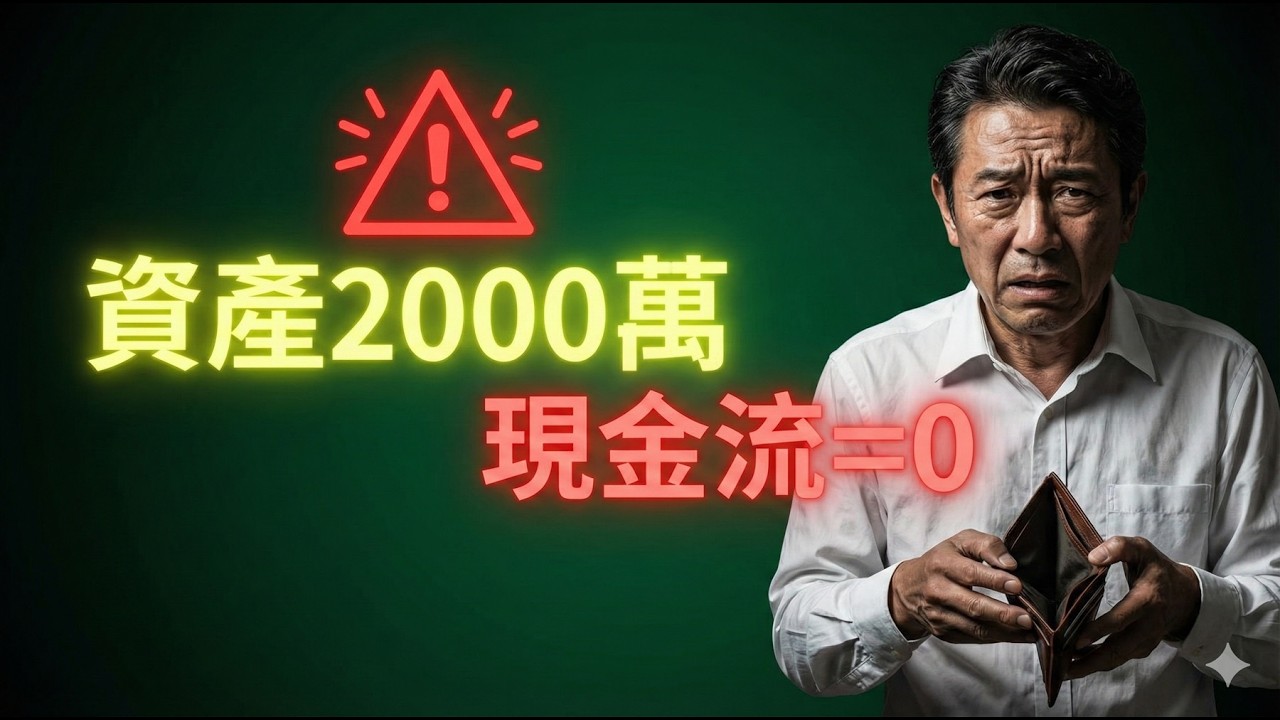 你不是有錢，你是「資產很胖、現金流很瘦」：50歲最致命的幻覺