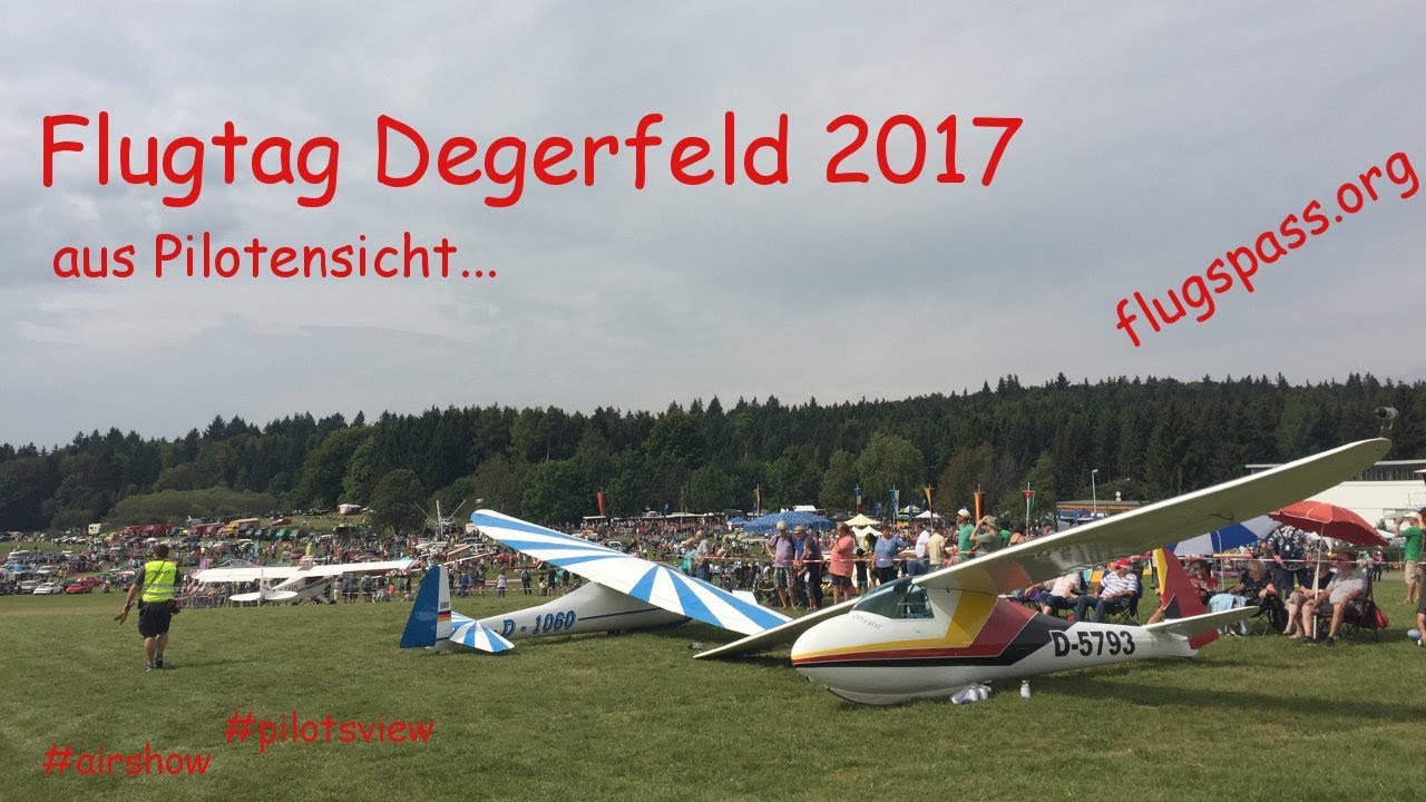Flugplatzfest Degerfeld 2017   Flugtag   Airshow   pilots view