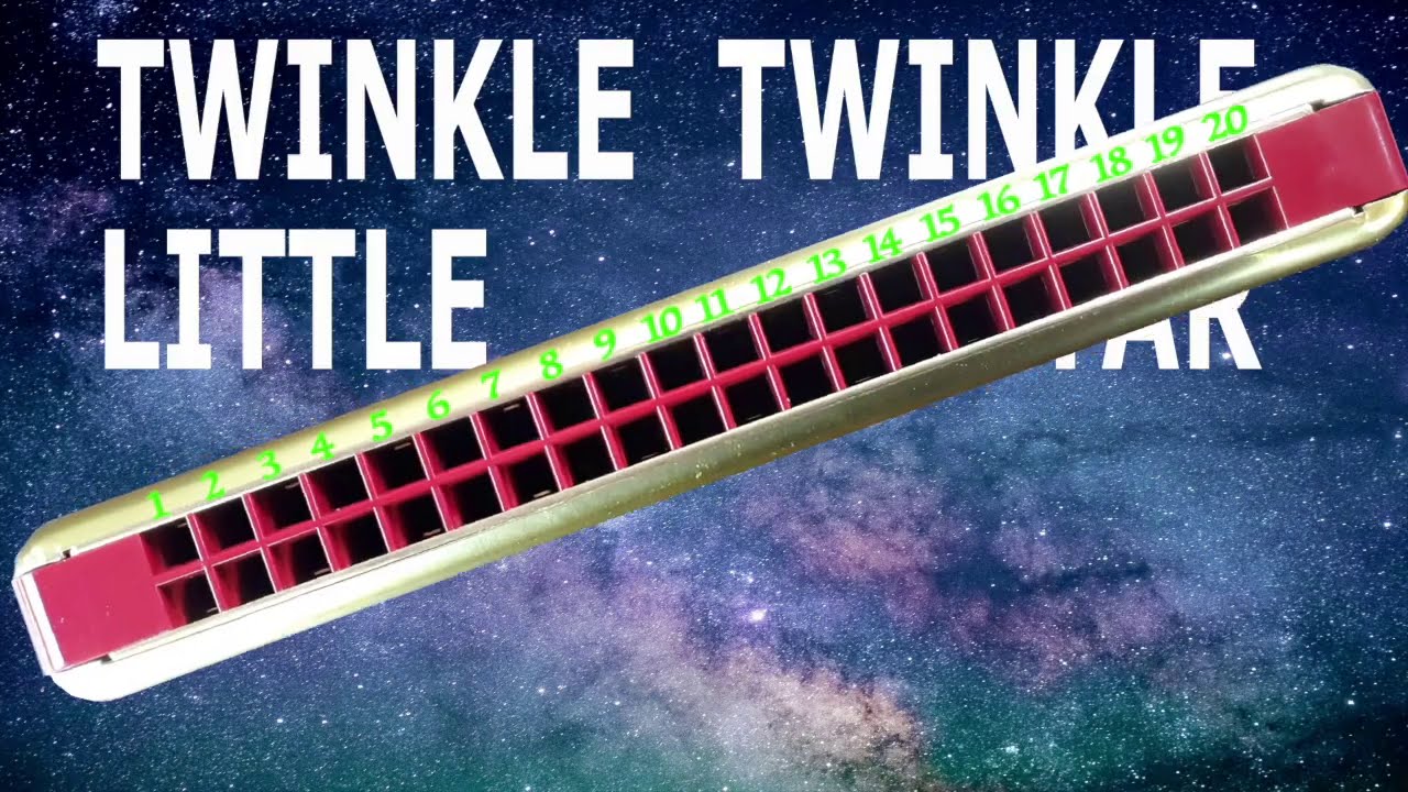 How to Play Twinkle Twinkle Little Star on a Tremolo Harmonica with 20 Holes