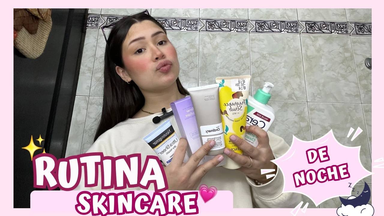 MI RUTINA DE SKINCARE DE NOCHE QUE CAMBIO MI PIEL🫧💗🎀🧴 | Dana Bracho