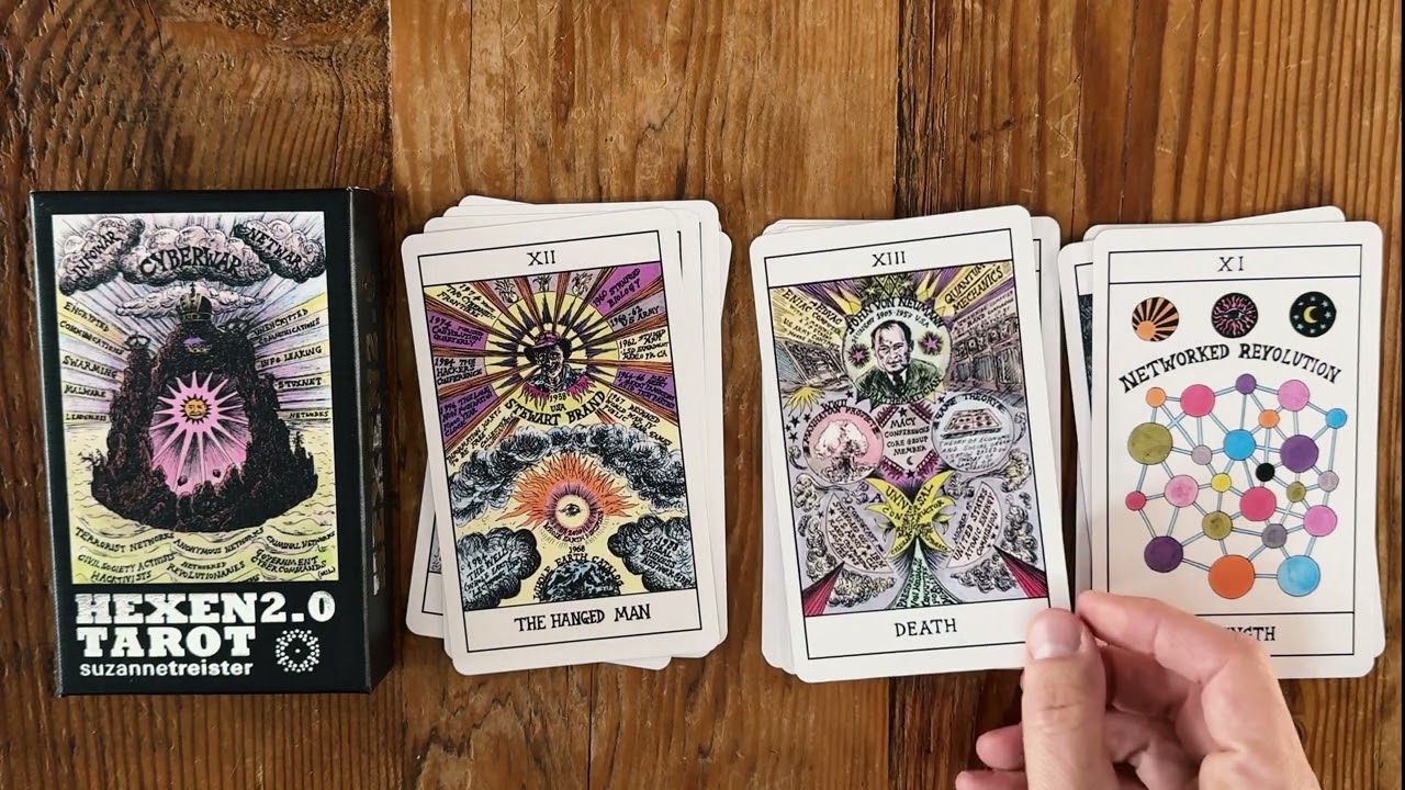 The Cybernetic Arcana: Hexen 2.0 & 5.0 Tarot with Suzanne Treister (Full Flip-Through!)