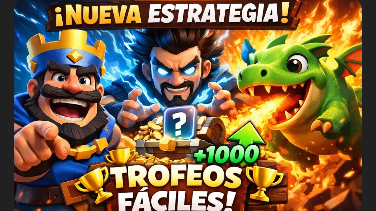 🏆 ¡La NUEVA estrategia que REGALA trofeos en Clash Royale!