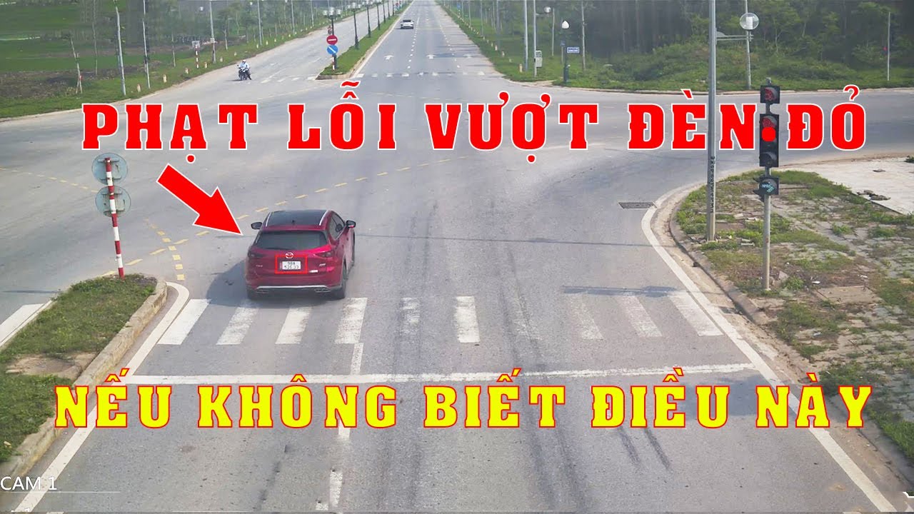 Vô tình Vượt Đèn Đỏ nếu Lái Xe Không Biết Điều Này
