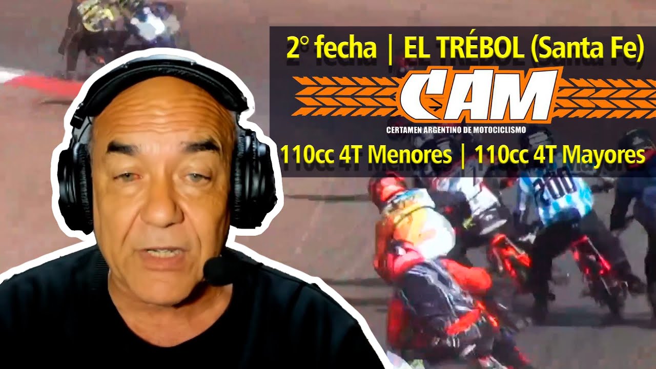 2° fecha CAM en El Trébol | 110cc 4T MENORES y MAYORES