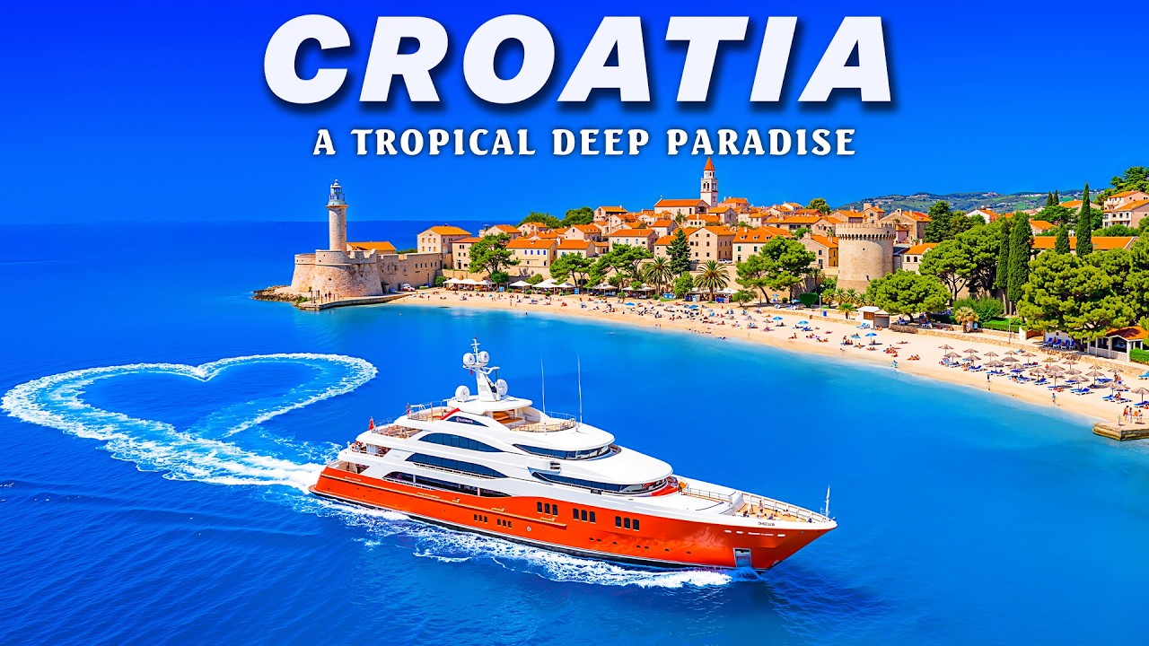 Croatia 4K Drone Footage | Timeless Beauty of Dubrovnik & Island Paradises with Deep House Chill