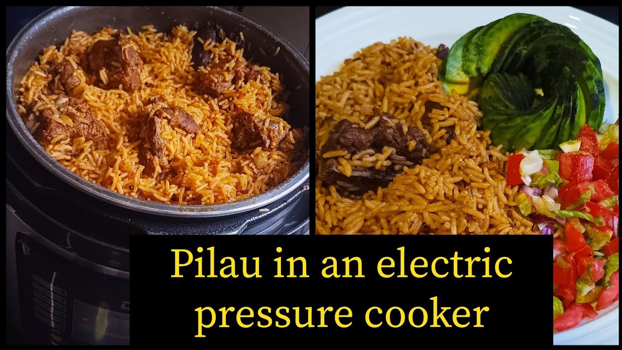 How to cook pilau in an electric pressure cooker/ pilau ya nyama #video #uganda #ugandankitchen