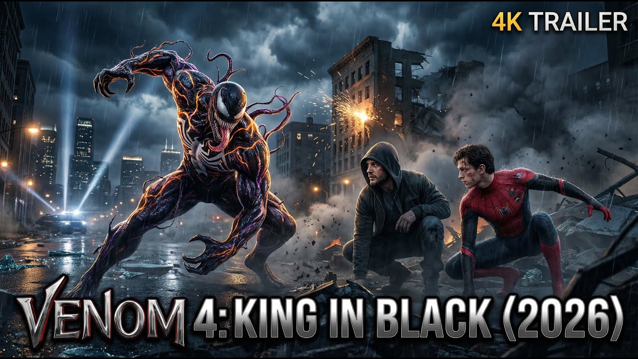 VENOM 4: KING IN BLACK (2026) &ndash;First look Tom Hardy vs Tom Holland | 4K Trailer