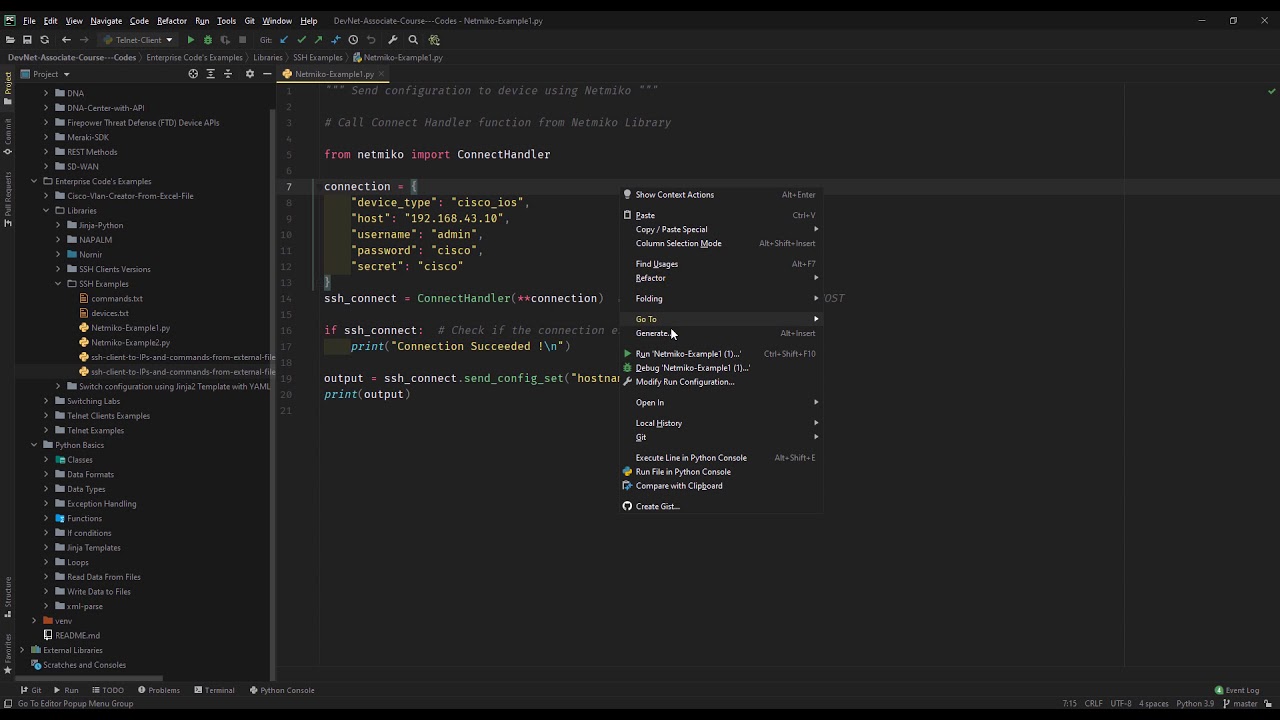 DevNet Associate (DEVASC 200-901) Codes Demo - [Arabic]