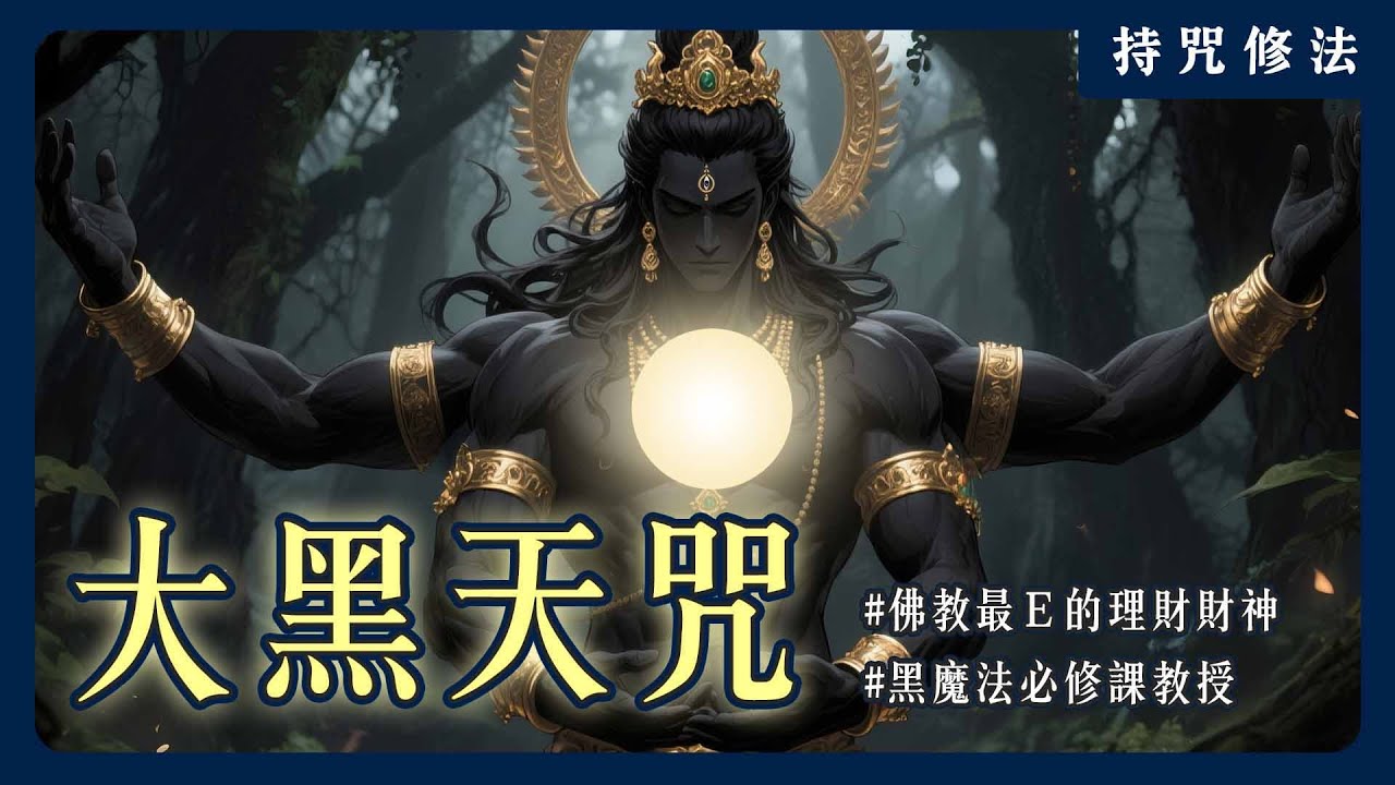 祂是密法守護者也是貿易之神！大黑天為什麼會成為佛教中的理財財神？｜持咒修法系列