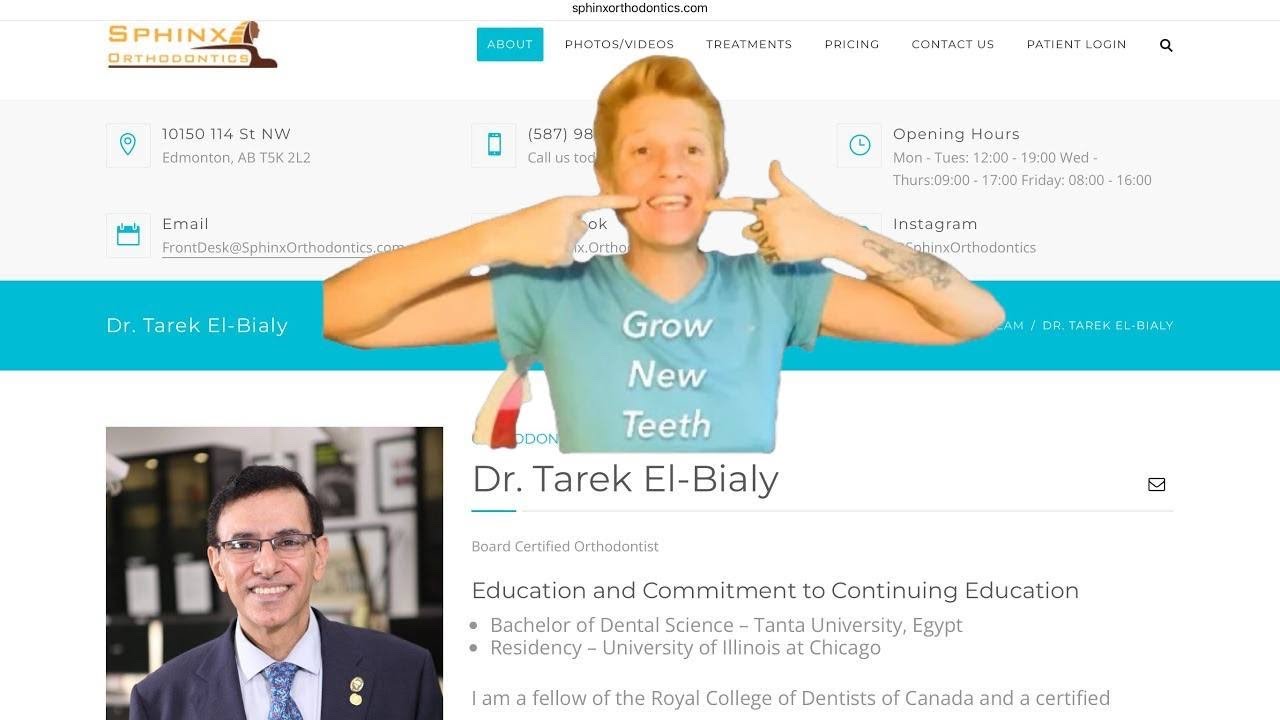 Canadian Dentist who regrew teeth with Ultrasound -Tarik El-Bialy #dentistry #teeth