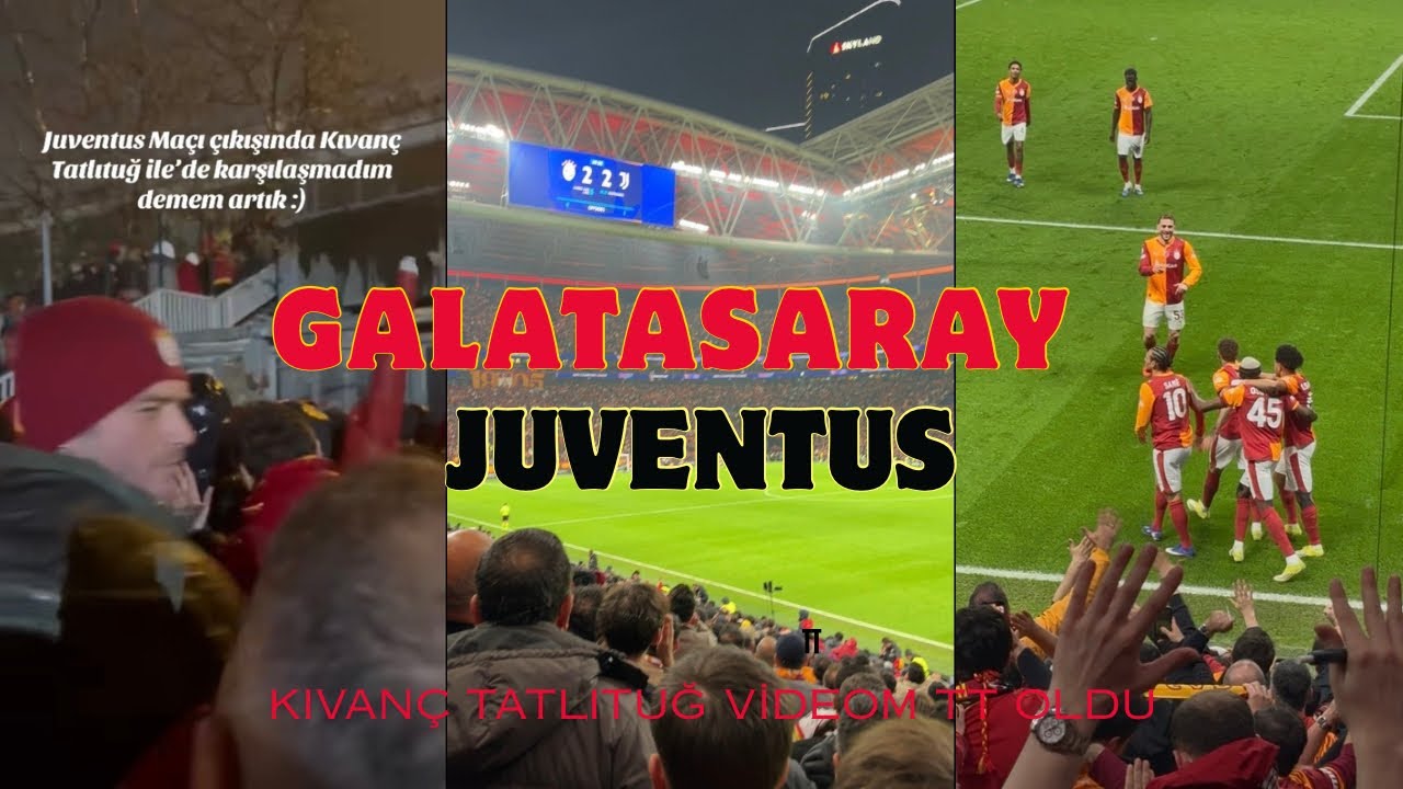 Kıvanç Tatlıtuğ ile O Meşhur Diyalog! | Galatasaray - Juventus Maç Vlogu ❤️💛