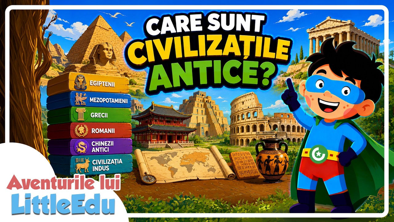 Care sunt civilizațile antice? - Aventurile lui LittleEdu