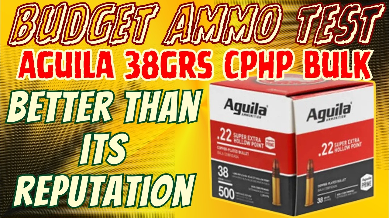 Патроны Aguila 38gr HP Bulk .22LR &ndash; Удивительно точные! | Тест Walther KK100 + Испытание Вильгель...