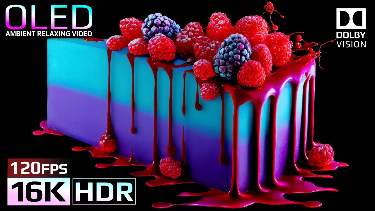 OLED Display Test Video - The Healthy Fruits in 16K Dolby Vision HDR | 4K &bull; 8K Video Ultra HD TV
