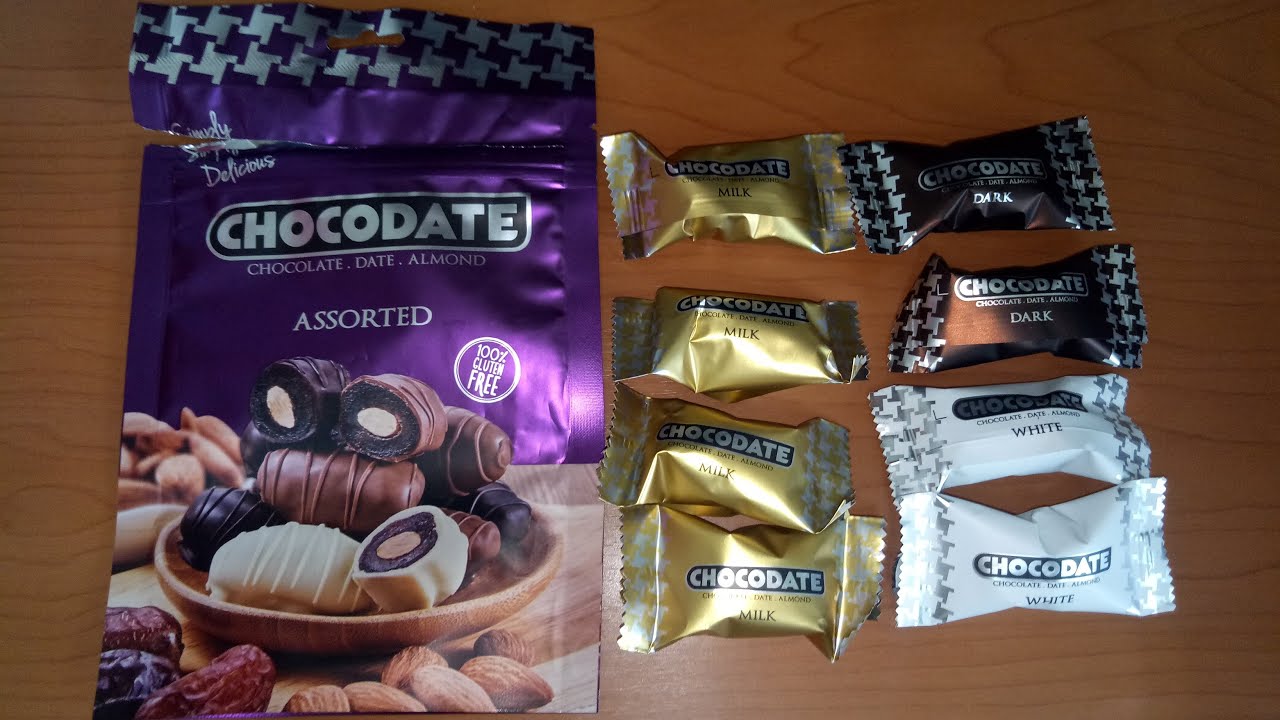 杜拜 Chocodate 椰棗杏仁果什錦巧克力 100g