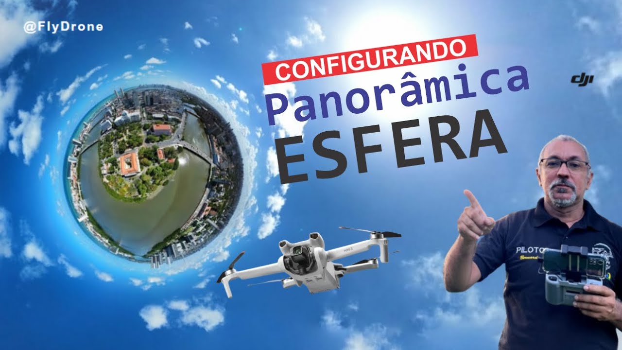 Configurando o DJI Mini 3 no modo Esfera 360&ordm;