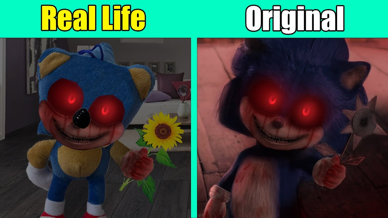Baby Shin Sonic is a little devil. - Sonic The Hedgehog 3 Animation | Sonic Original vs Plush Toys