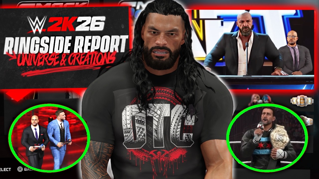 WWE 2K26 Universe Mode Ringside Report Full Breakdown!