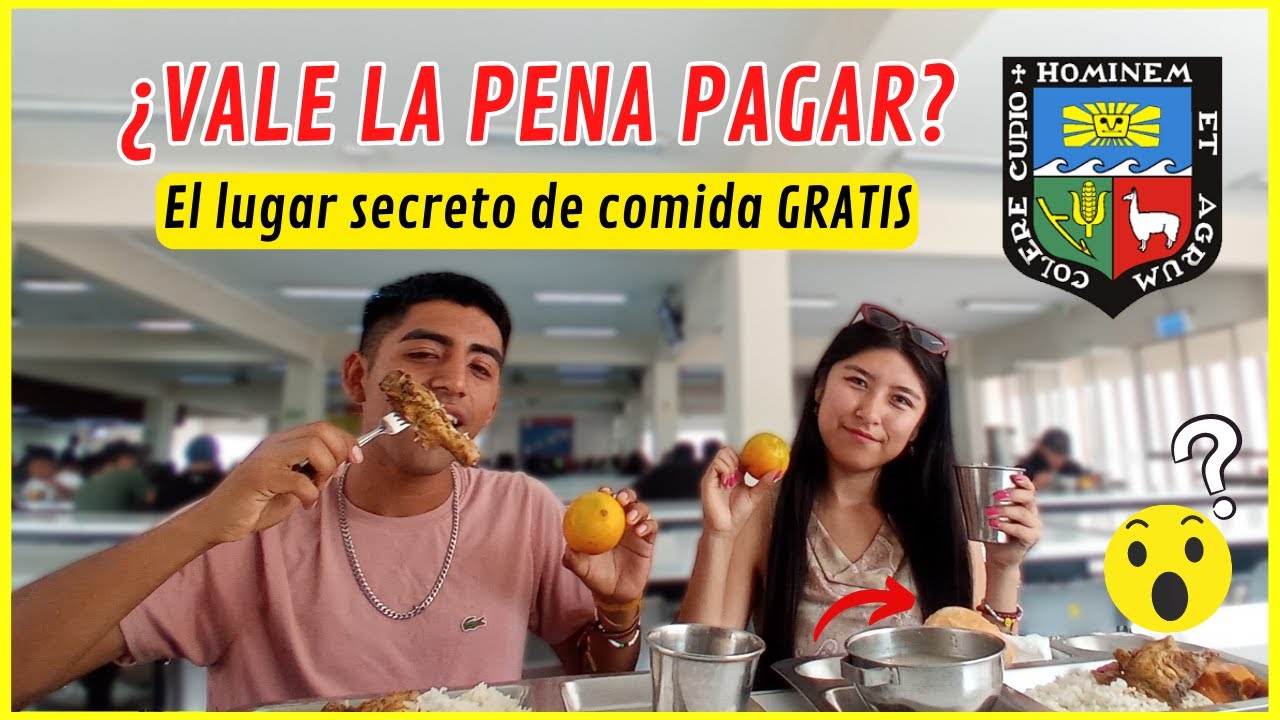 😱 COMEDOR universitario UNALM ✅ Universidad Agraria La Molina &iquest;Qu&eacute; comen los alumnos? Ft.@Emmel
