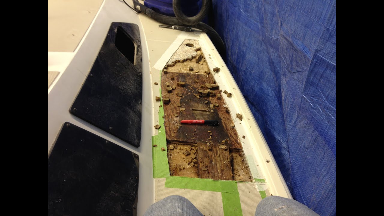 Sailboat Deck Restoration O'Day 272 Jan 16-19 2015
