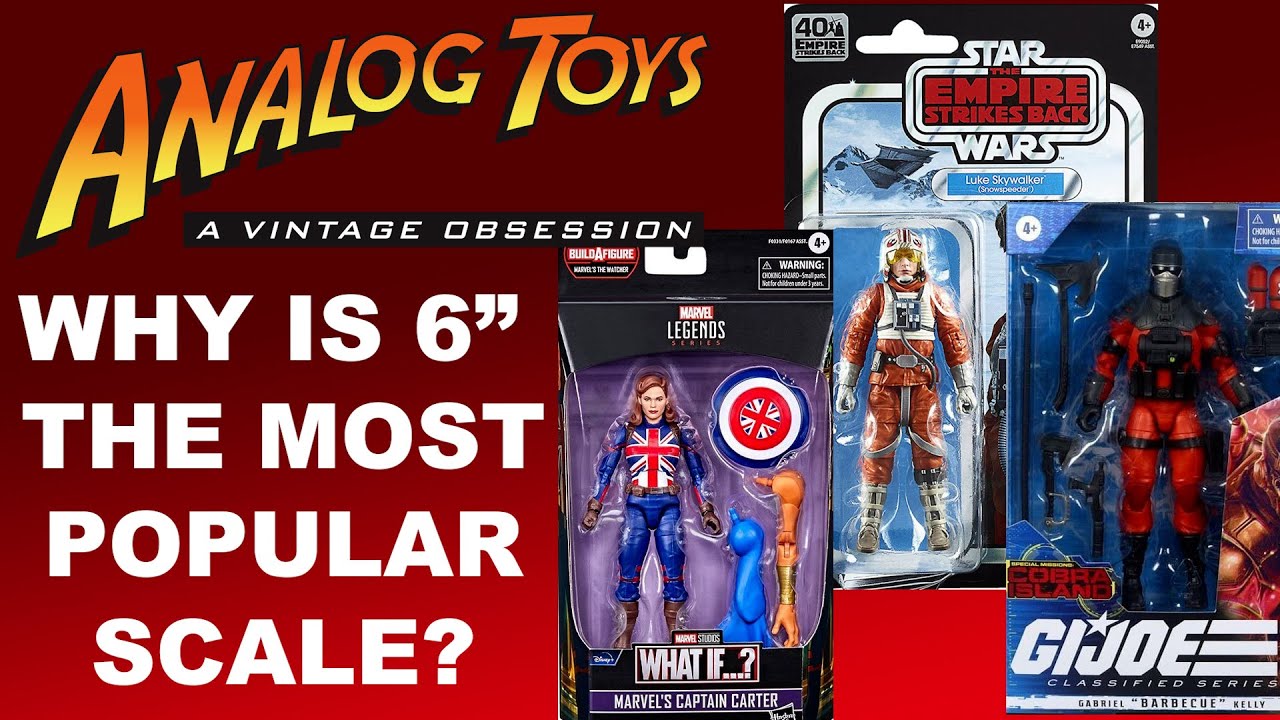 Why is 6 inch the most popular scale for modern Action Figures?