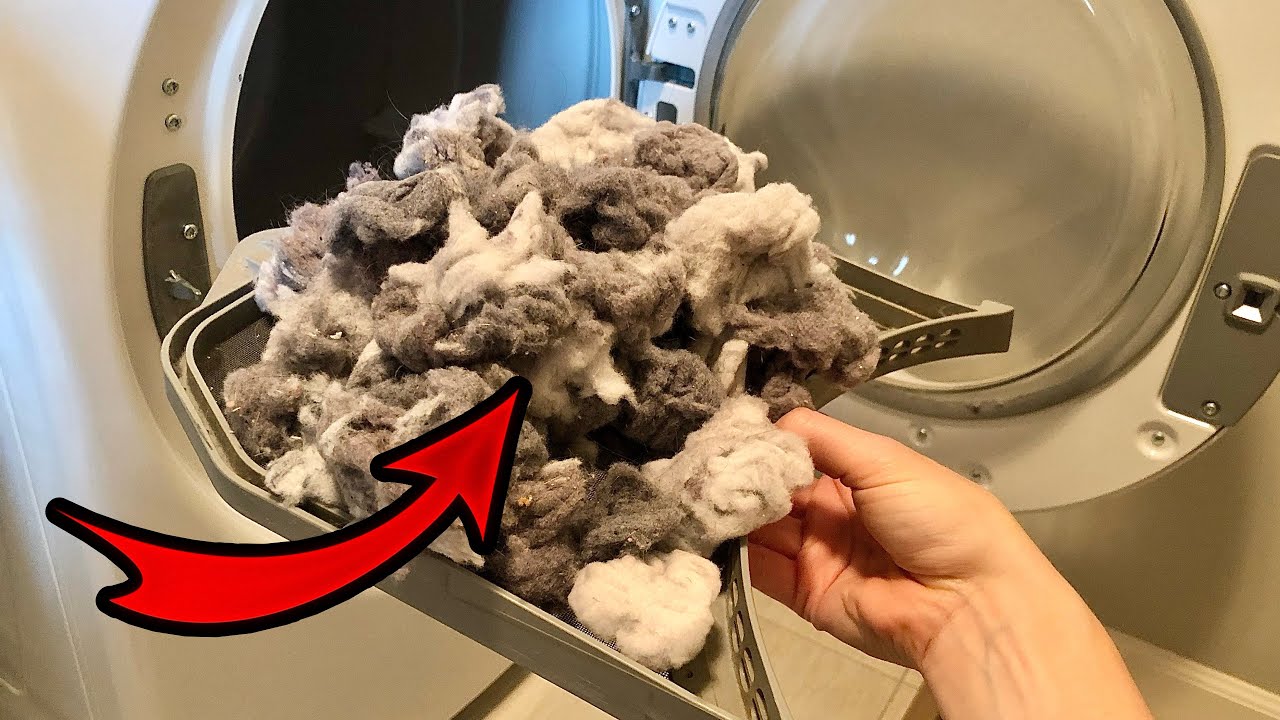Dryer Lint Trap Deep Cleaning: I found 4 cups of fluff below the filter! (cleaning motivation)