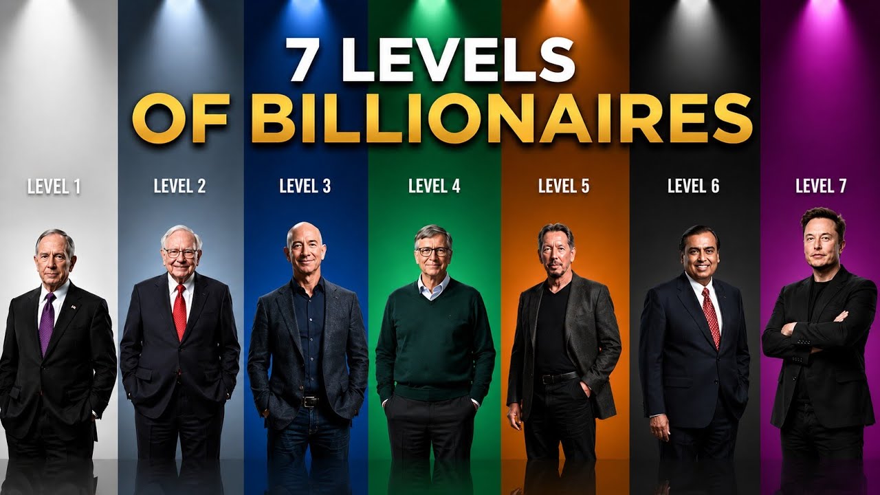 The 7 Levels of Billionaires Explained In 15 Minutes 