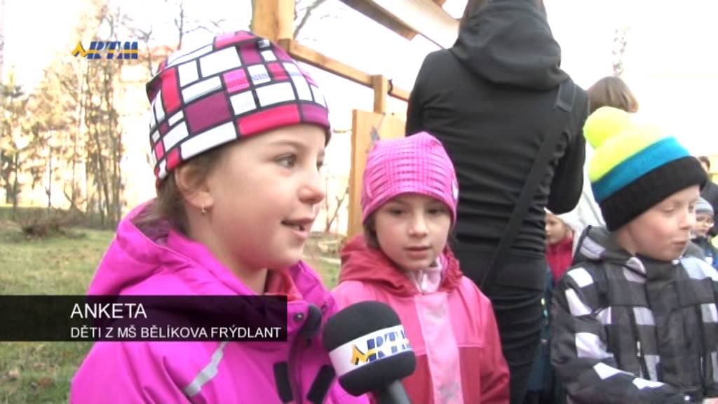 Naučná stezka v zahradě školky v Bělíkově ulici už slouží dětem
