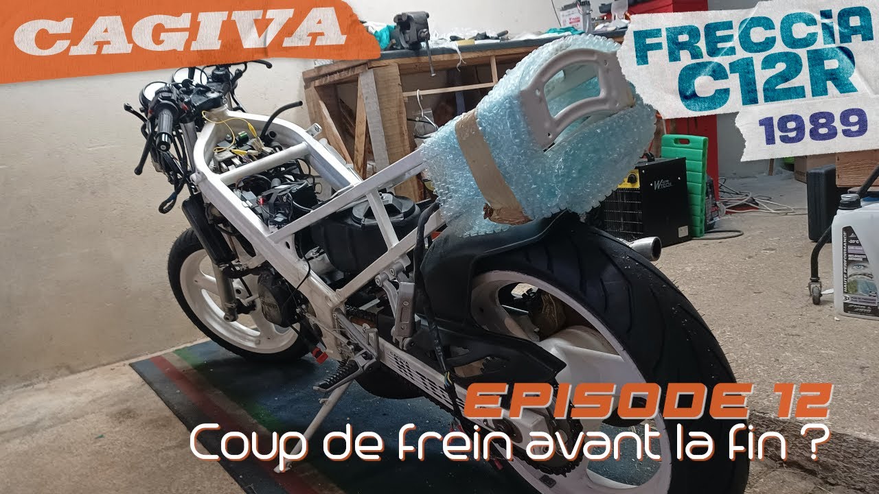 Cagiva Freccia C12R épisode 12 - Pneus au sol !