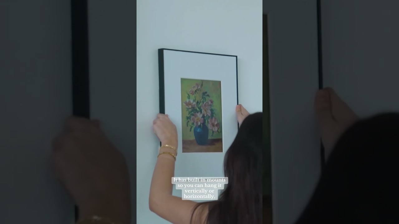 No Cords. No Clutter. Just Vibes. 🖼️✨ | ePaper Frame Wall Mount Tutorial