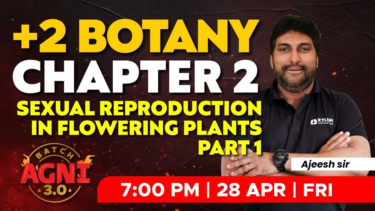 Plus Two Botany | Chapter 2 - Sexual Reproduction In Flowering Plants / Part 1 | XYLEM Plus Two