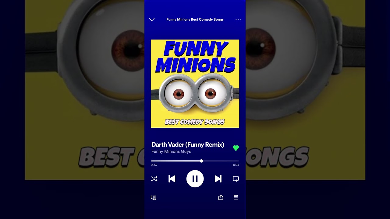 MINIONS Darth vader song funny remix