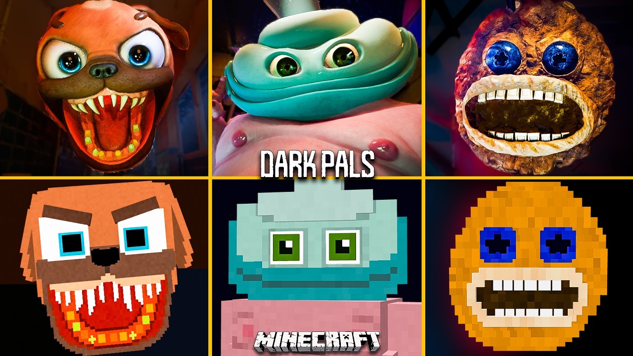 Dark Pals ALL JUMSPCARES vs MINECRAFT