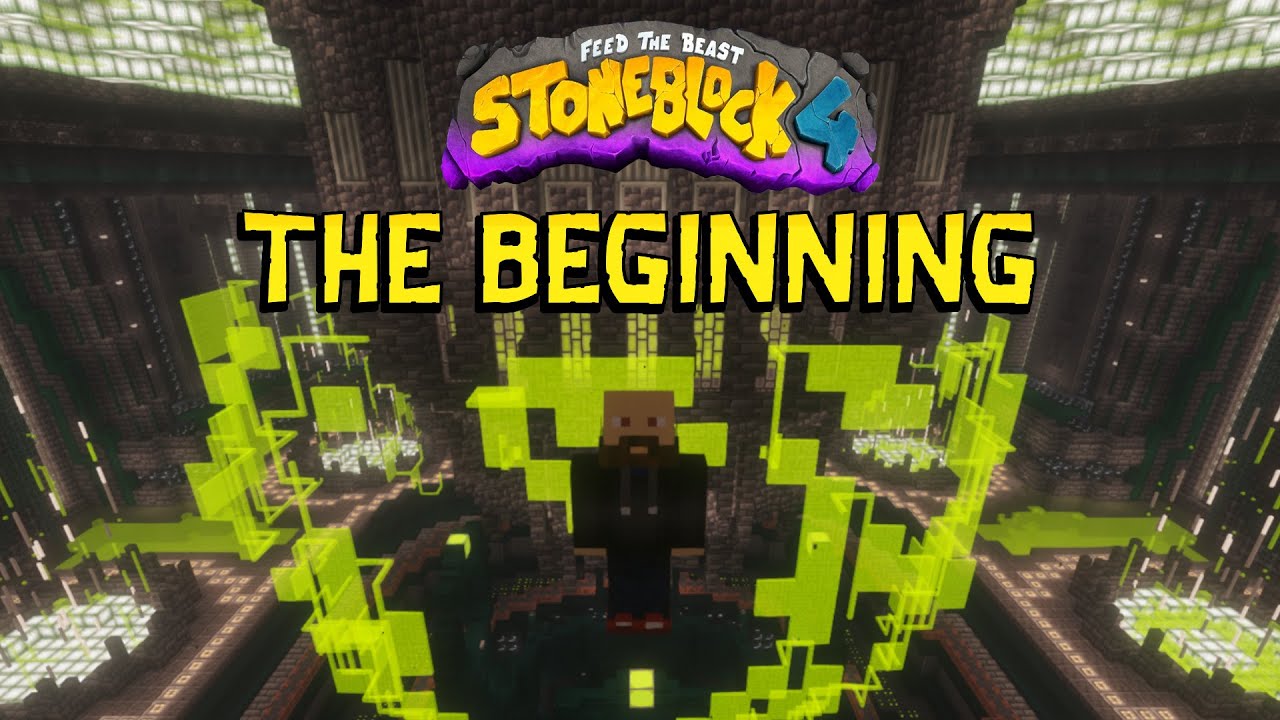 StoneBlock 4 Эпизод 1 — Начало!