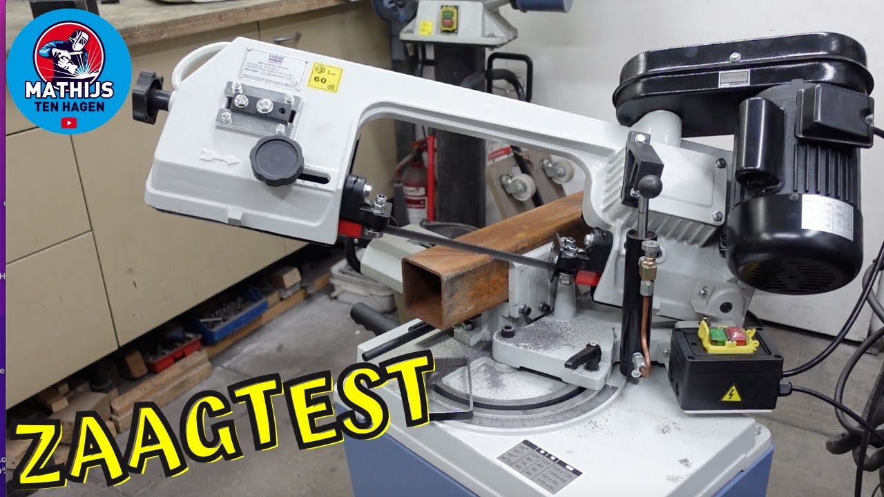 HBM 128 Metaallintzaag Zaagtest