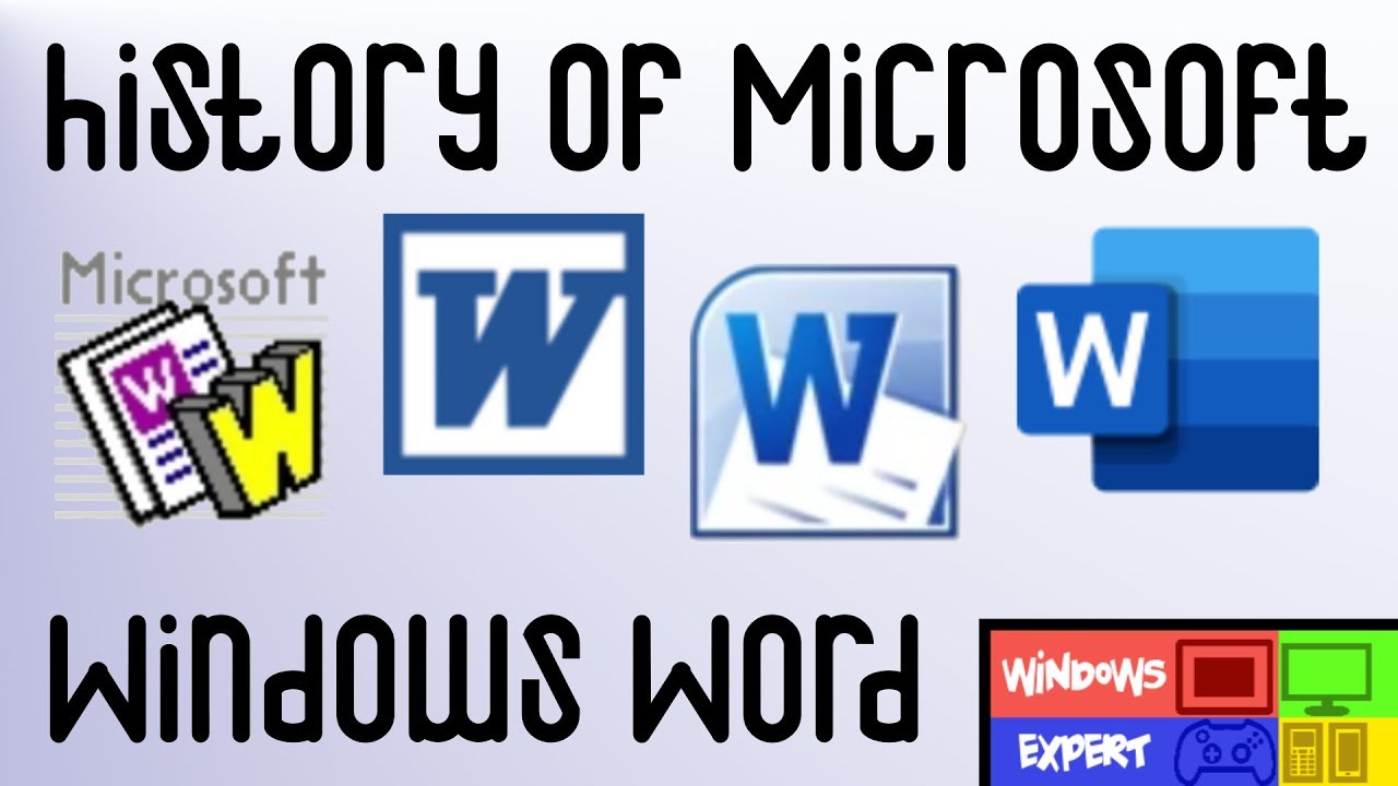 ИСТОРИЯ MICROSOFT WINDOWS WORD (1989-2020)