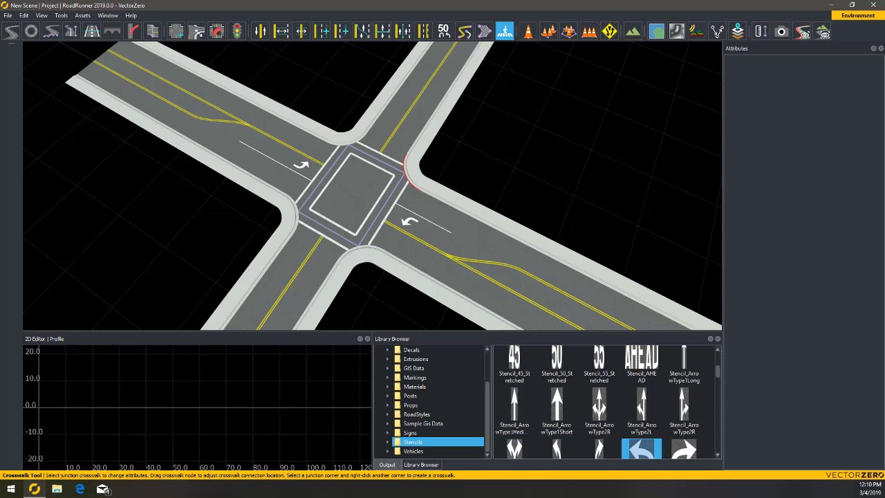 VectorZero RoadRunner Creating a 4-Way Protected Left